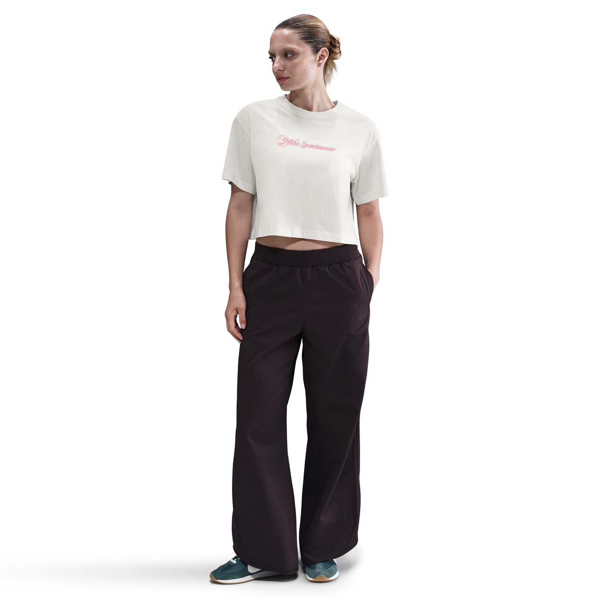 T-shirt de Mulher Sportswear Club Branco-3