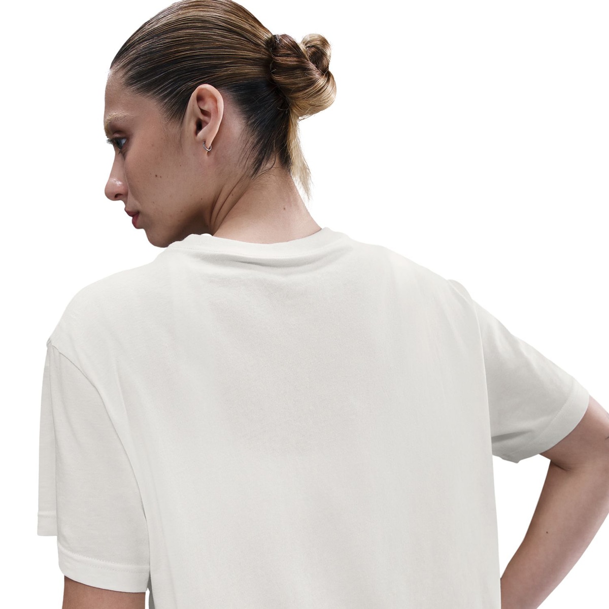 T-shirt de Mulher Sportswear Club Branco-4