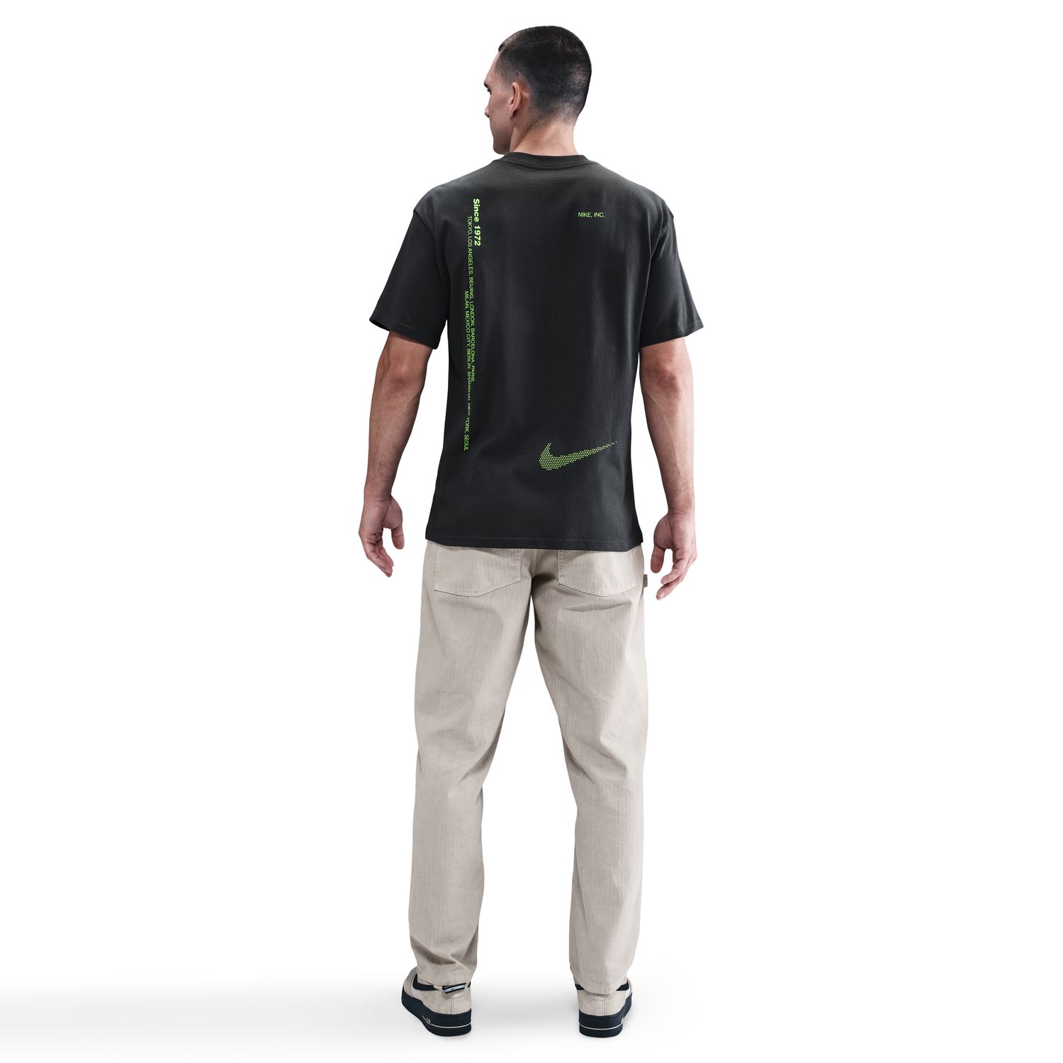 T-shirt de Homem M90 Swoosh Cinzento-2