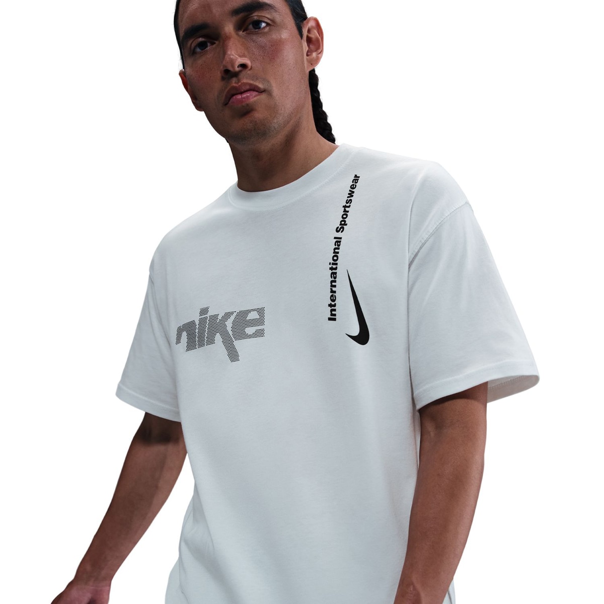 T-shirt de Homem M90 Swoosh Branco-1