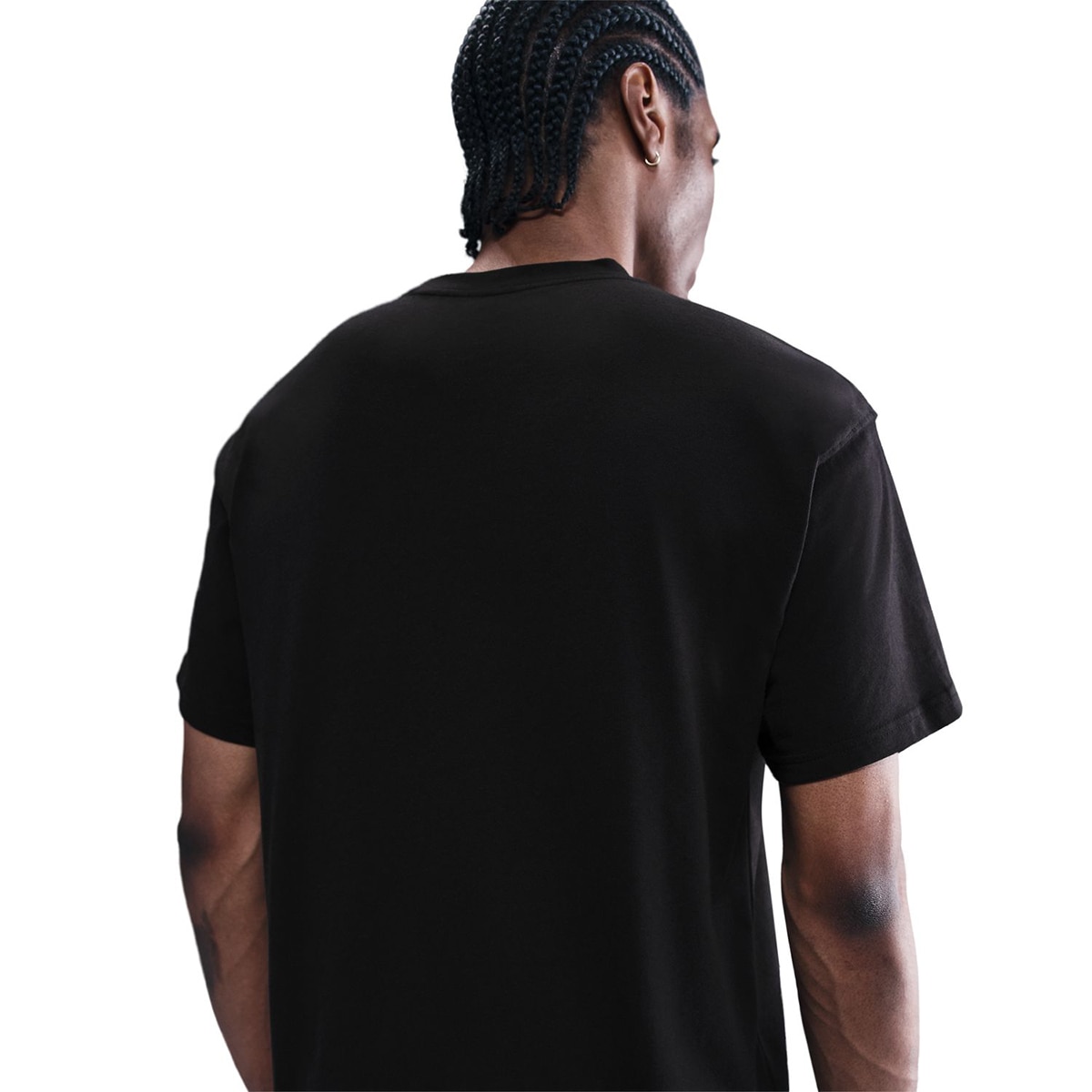 T-shirt de Homem Sportswear Tee Accs Patch Cnct Fa25 Preto-4