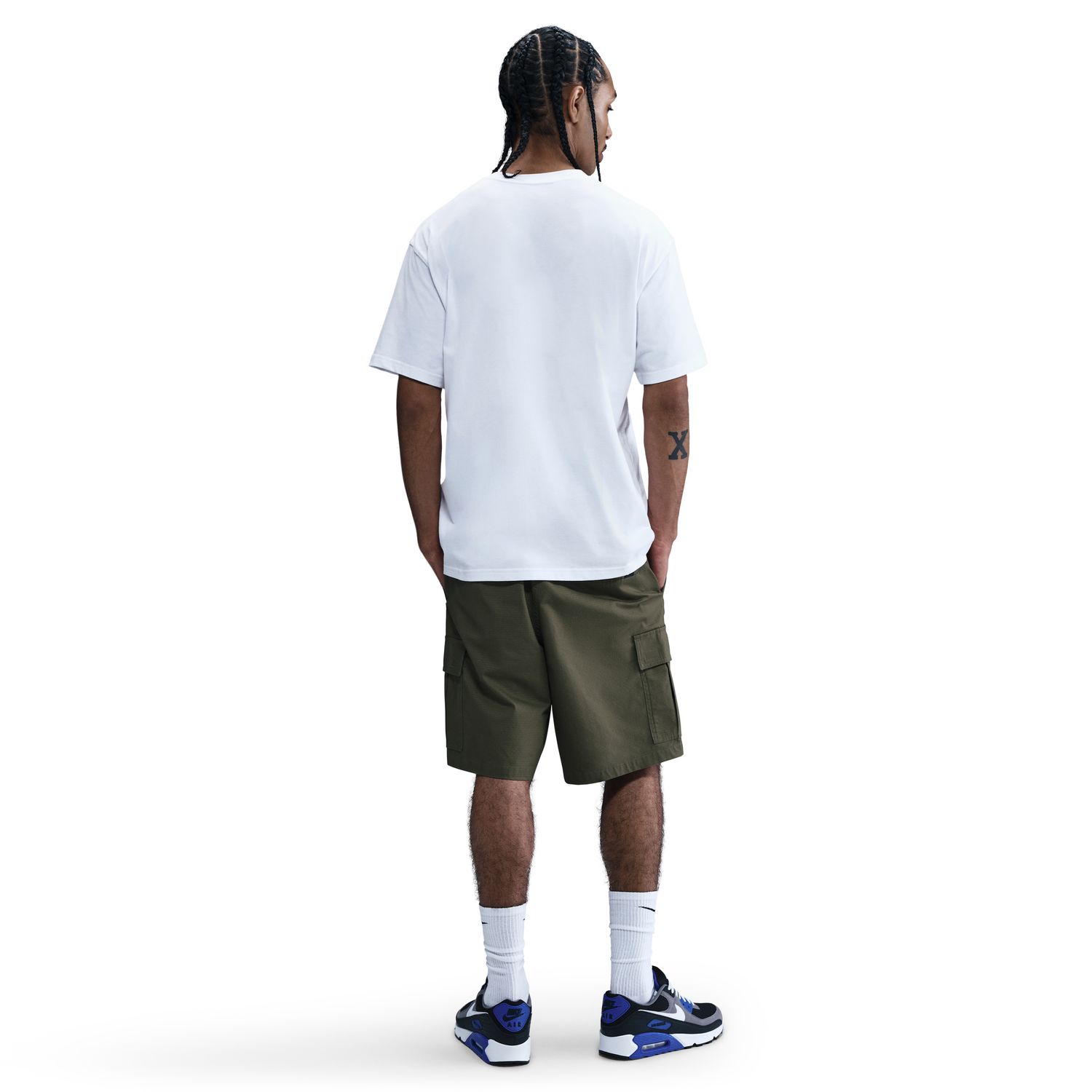 T-shirt de Homem Sportswear Tee Accs Patch Cnct Fa25 Branco-2