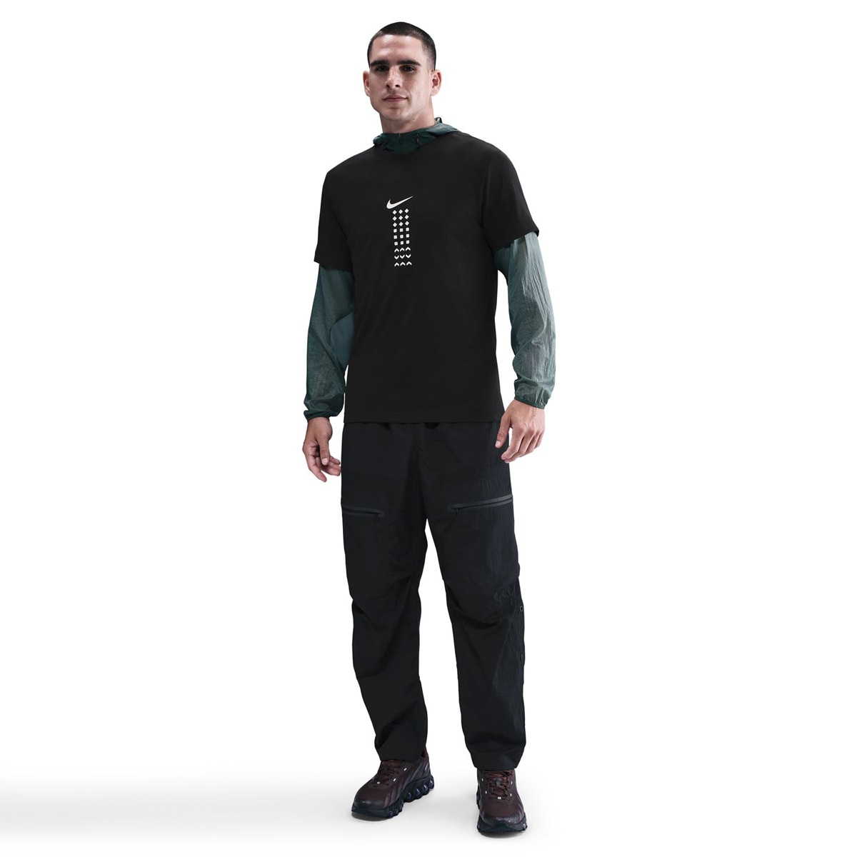 T-Shirt de Criança Sportswear Nike Preto-3