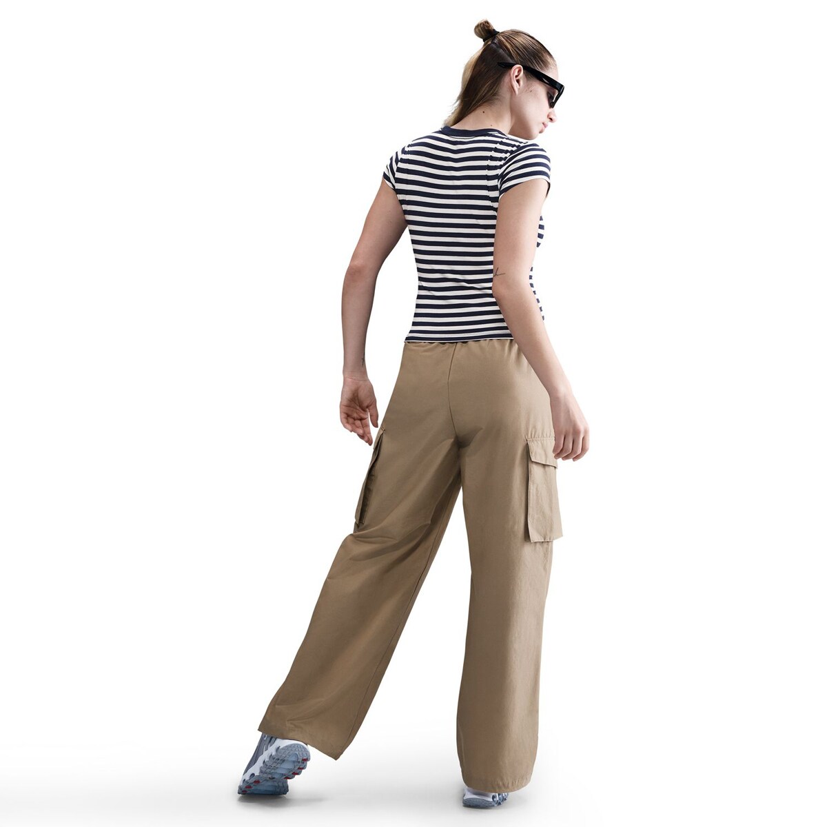 T-shirt de mulher Sportswear Nike Azul-marinho-2