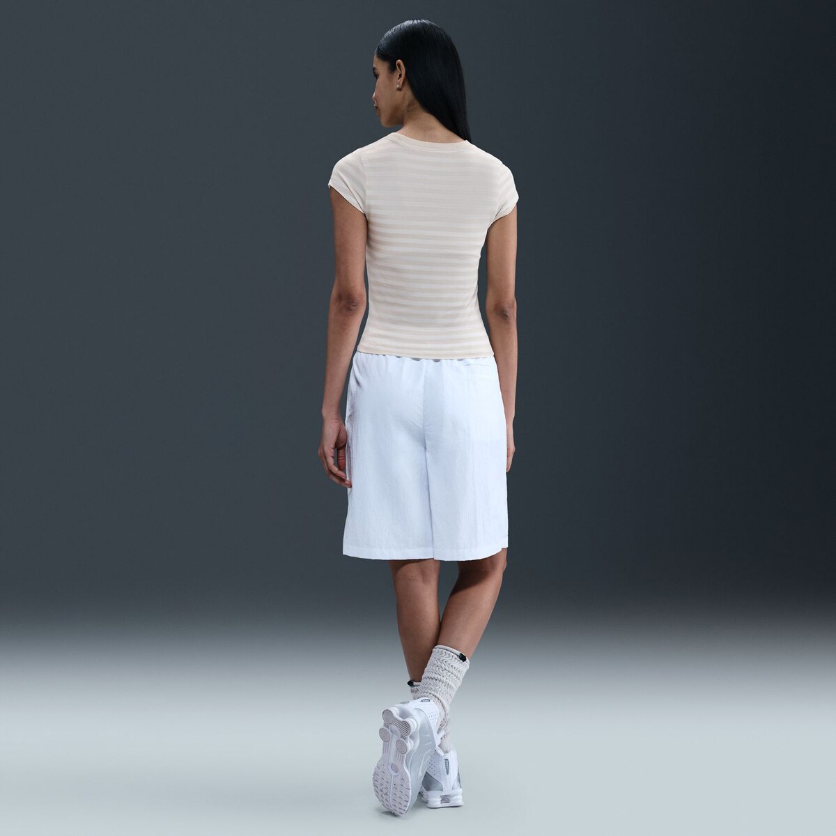 T-shirt de mulher Sportswear Nike Branco-2