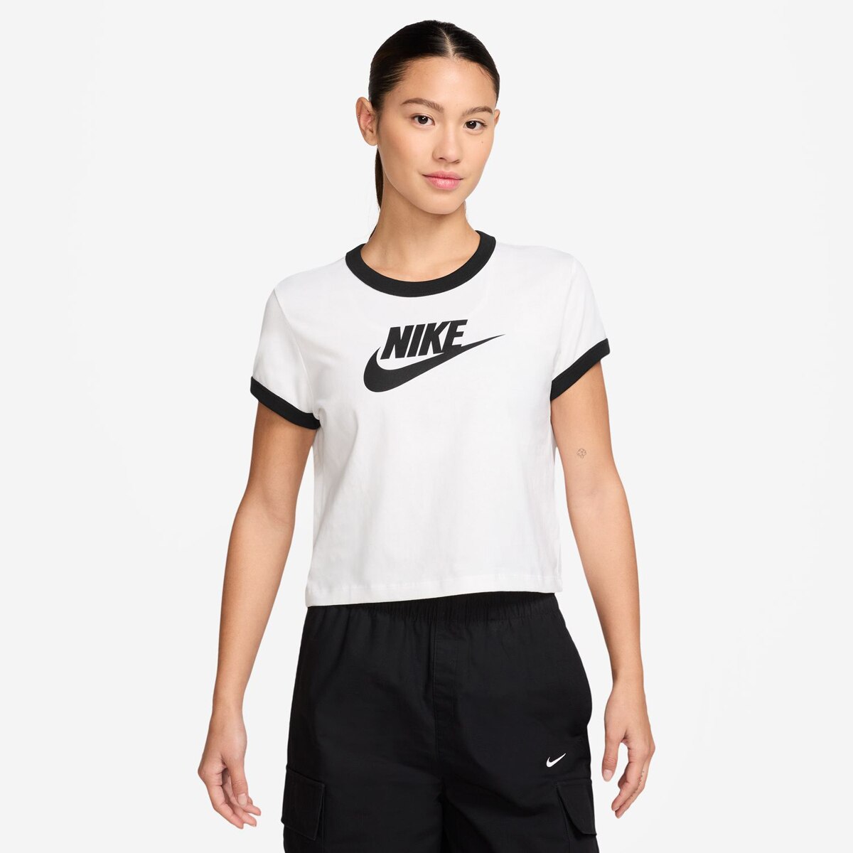 T-shirt de mulher Sportswear Nike Branco-1