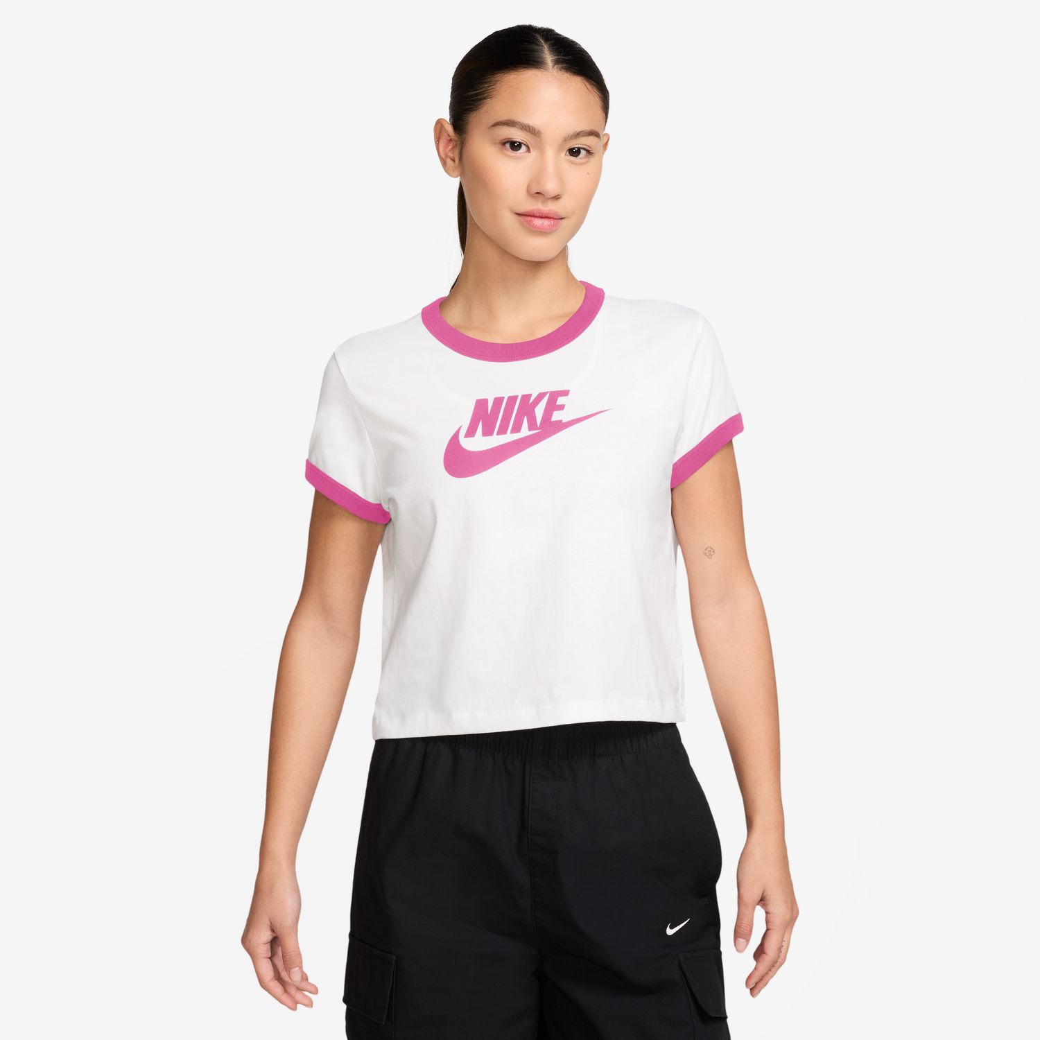 T-shirt de mulher Sportswear Nike Branco-1