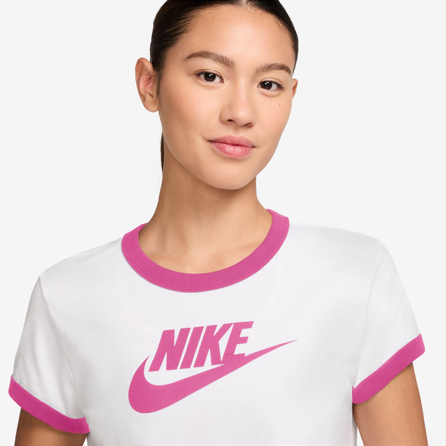 T-shirt de mulher Sportswear Nike Branco-3