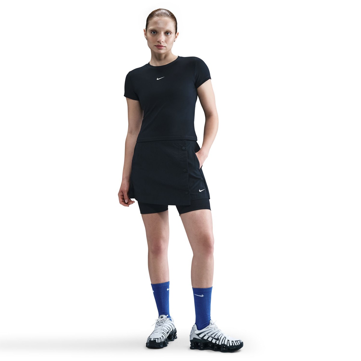 T-shirt de mulher Sportswear Nike Preto-3
