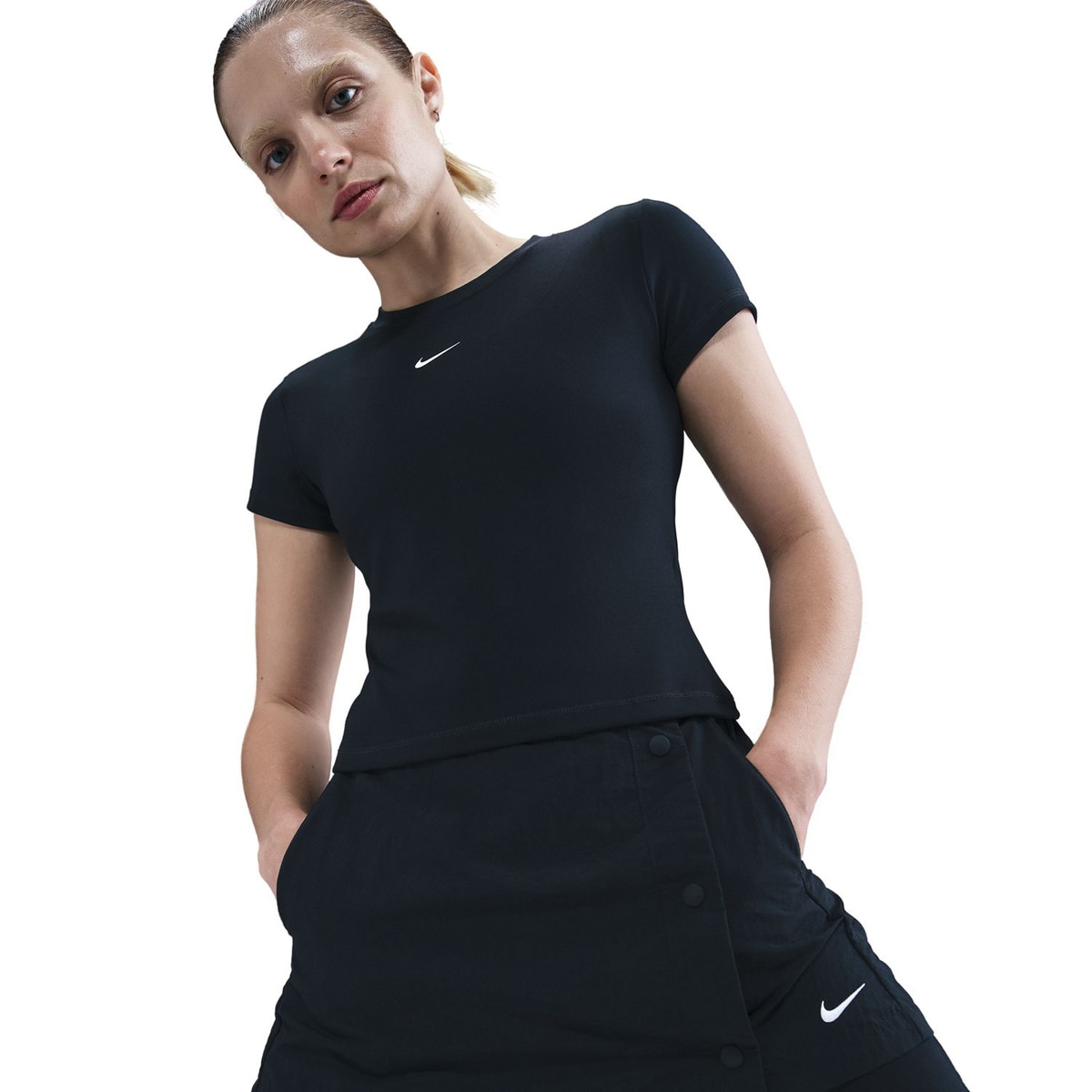 T-shirt de mulher Sportswear Nike Preto-5