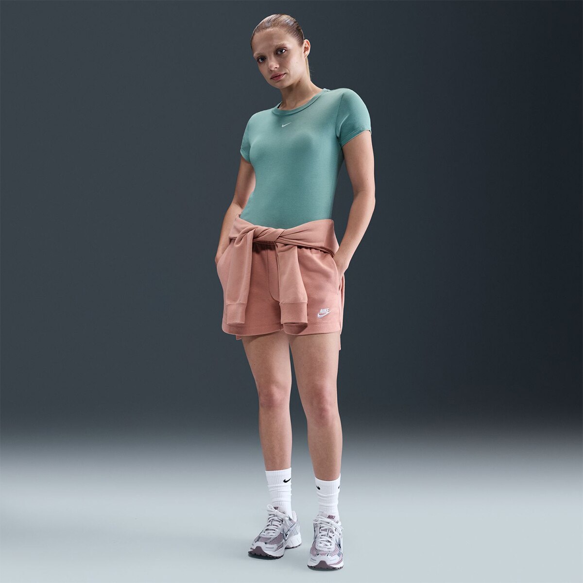 T-shirt de Mulher Sportswear Chill Knit Azul-7