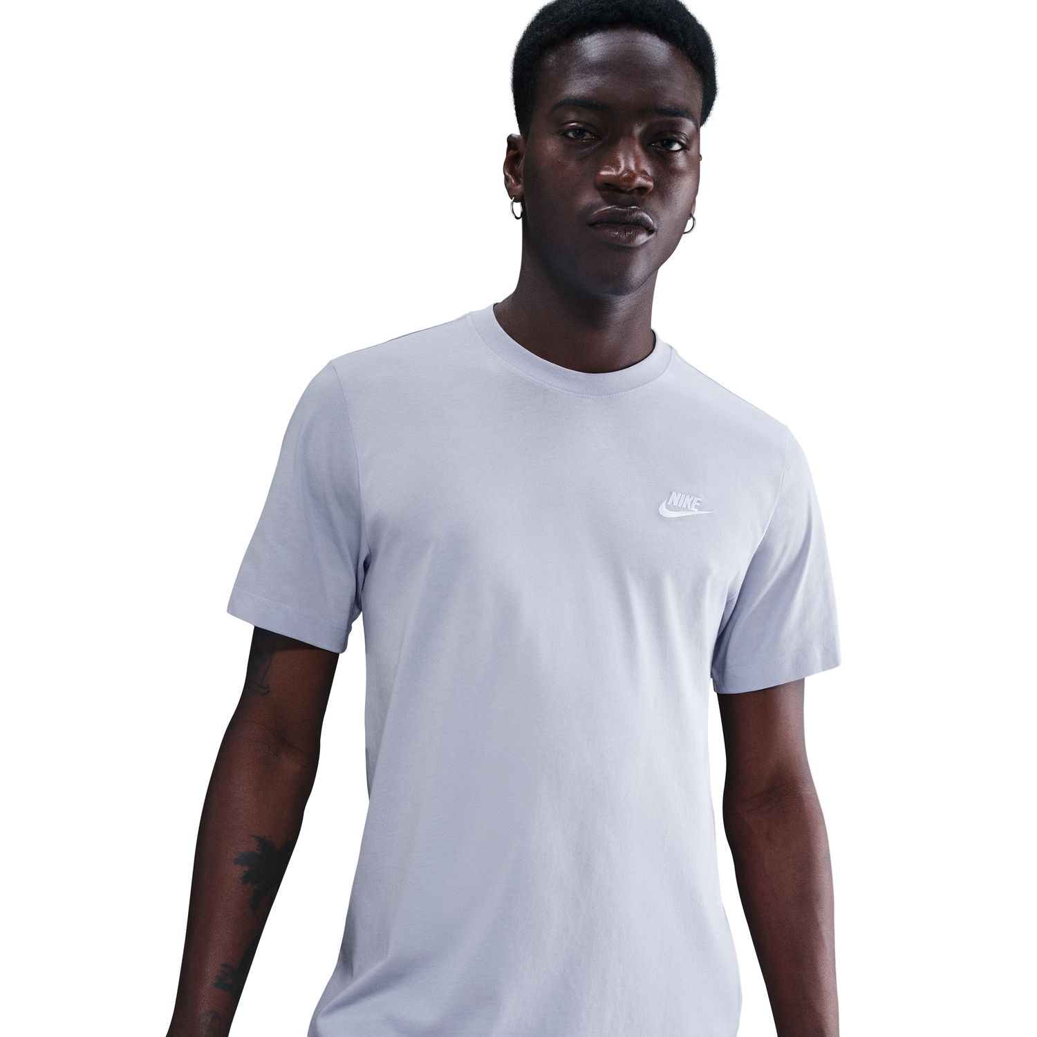 T-shirt de homem Sportswear Club Nike Cinzento-3