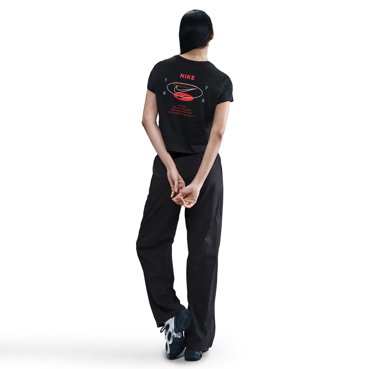 T-shirt de mulher Sportswear Nike Preto-2