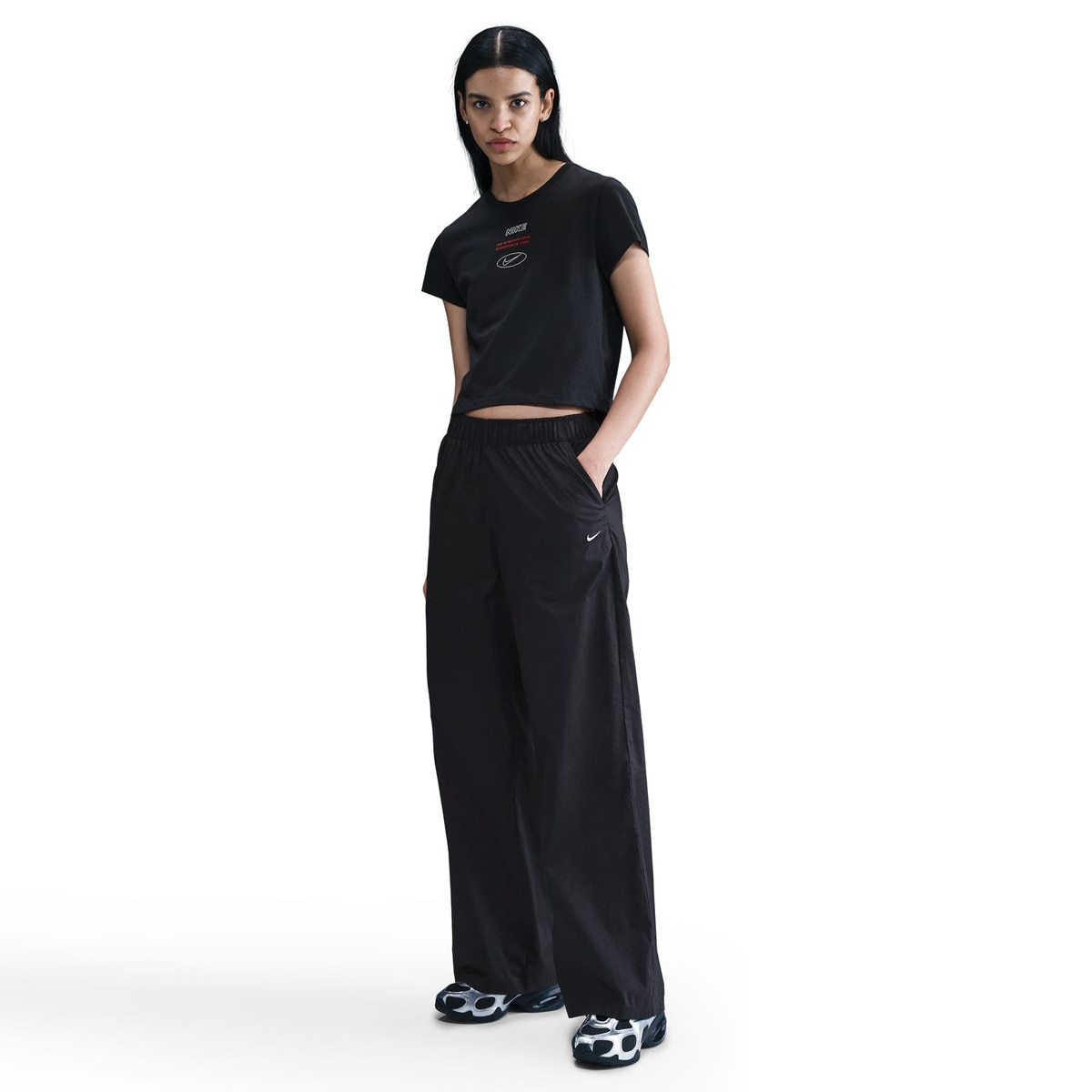 T-shirt de mulher Sportswear Nike Preto-3