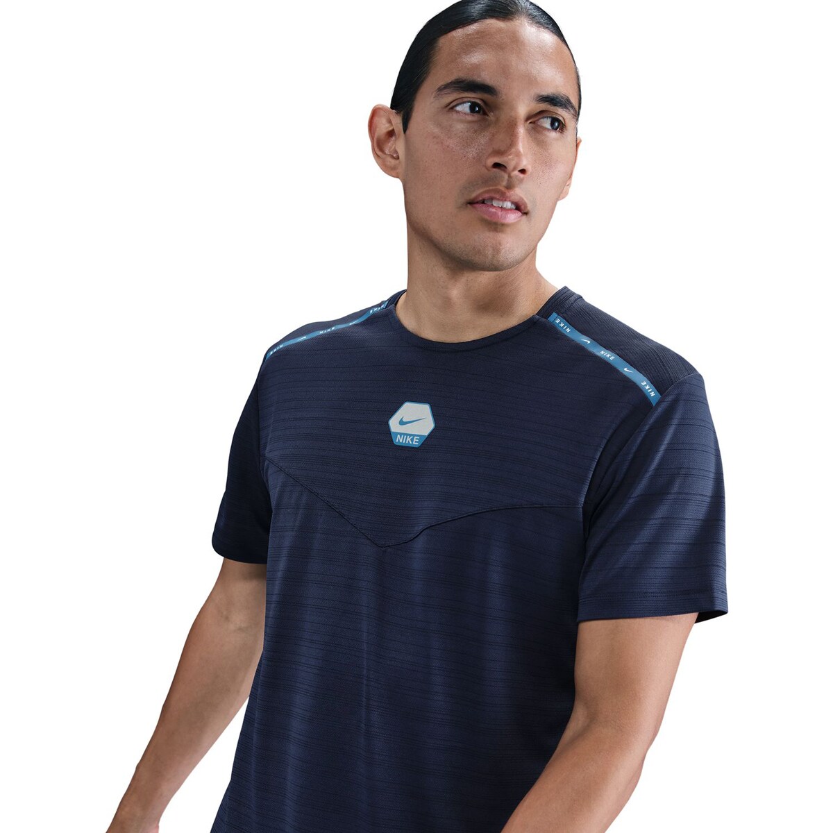 T-shirt de Homem Sportswear Cs Run Tee Azul-marinho-3