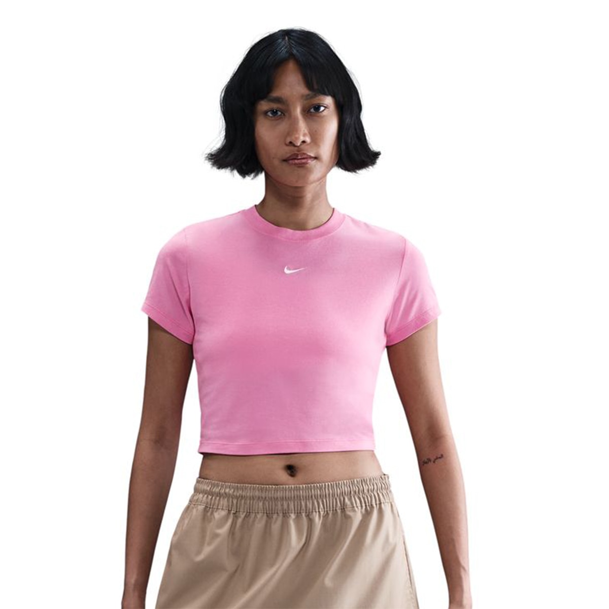 T-shirt de Mulher Sportswear Chill Knit Rosa-1