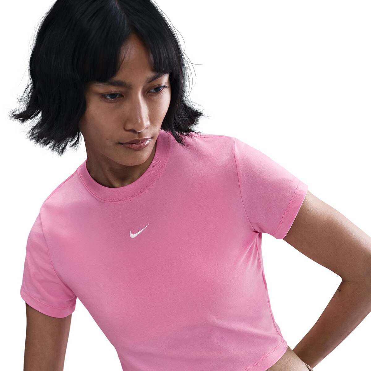 T-shirt de Mulher Sportswear Chill Knit Rosa-4