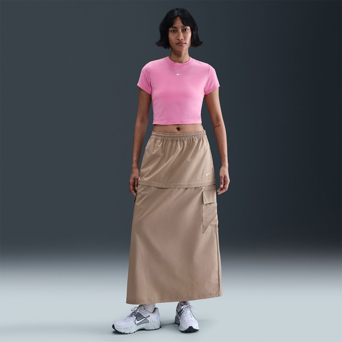 T-shirt de Mulher Sportswear Chill Knit Rosa-6