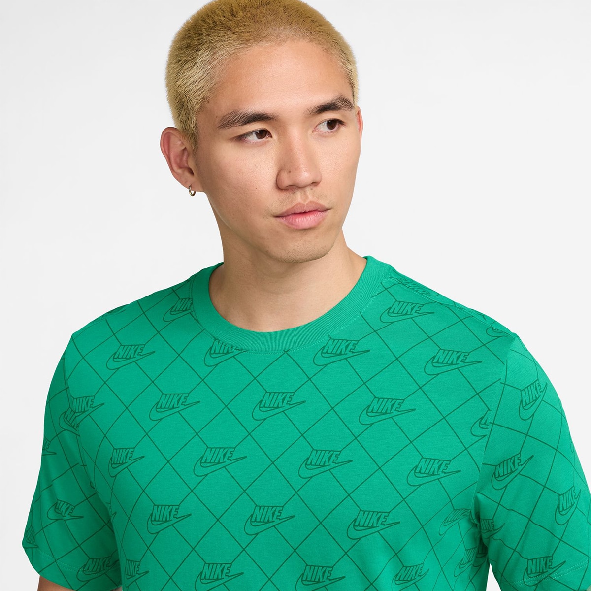 T-shirt de Homem Sportswear Tee Aop Ssnl Club Verde-3