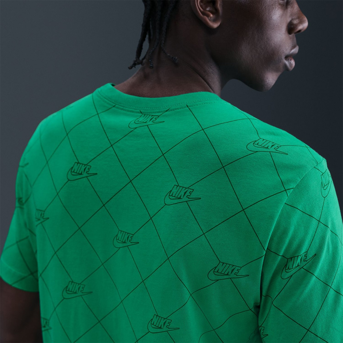 T-shirt de Homem Sportswear Tee Aop Ssnl Club Verde-6