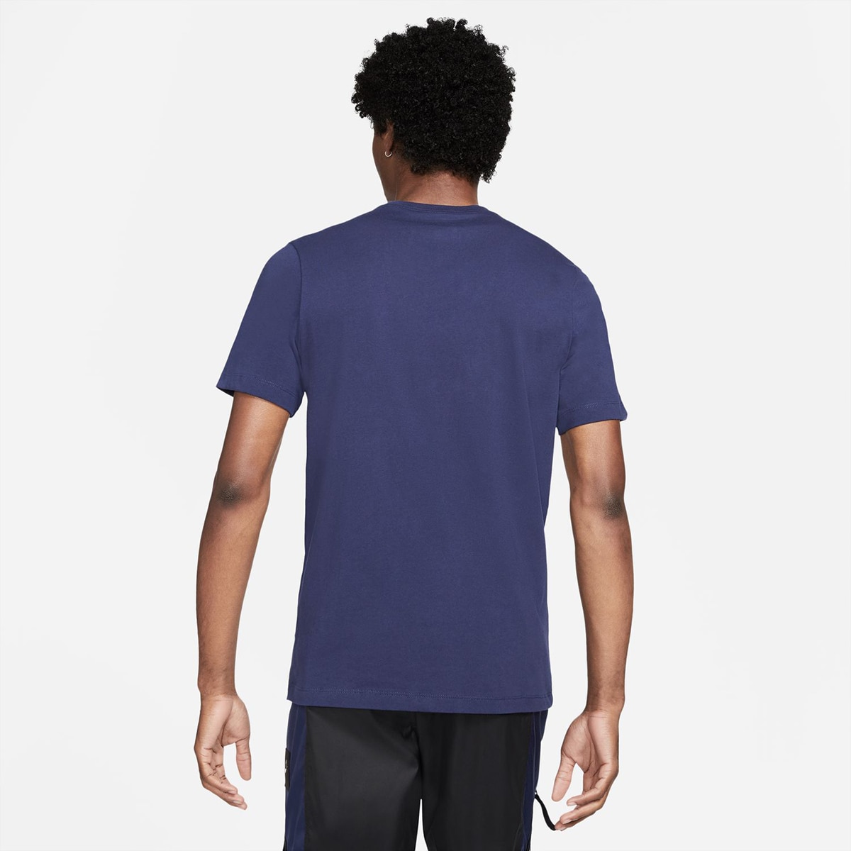 T-shirt de homem Sportswear Swoosh Nike Azul-marinho-2