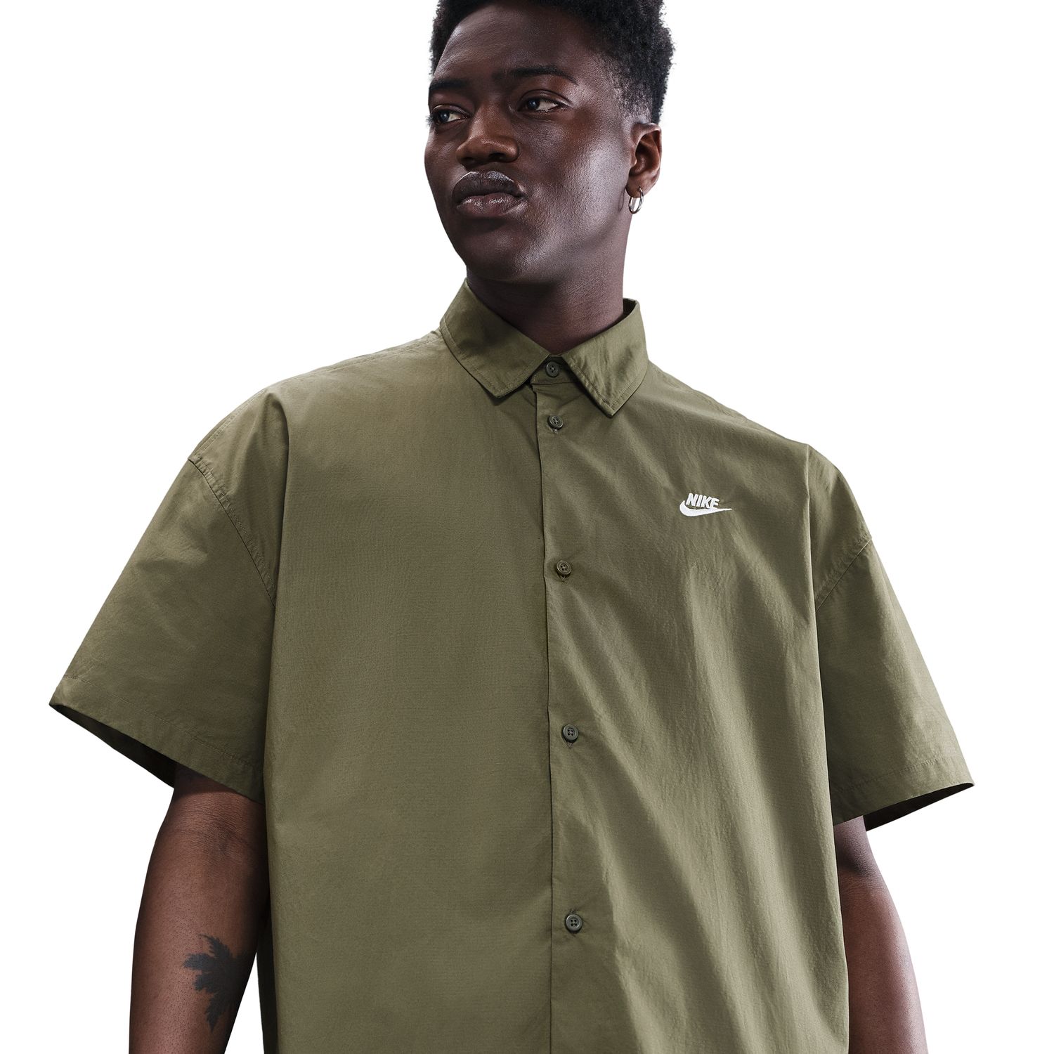 Camisa de Homem Club Verde Azeitona-3