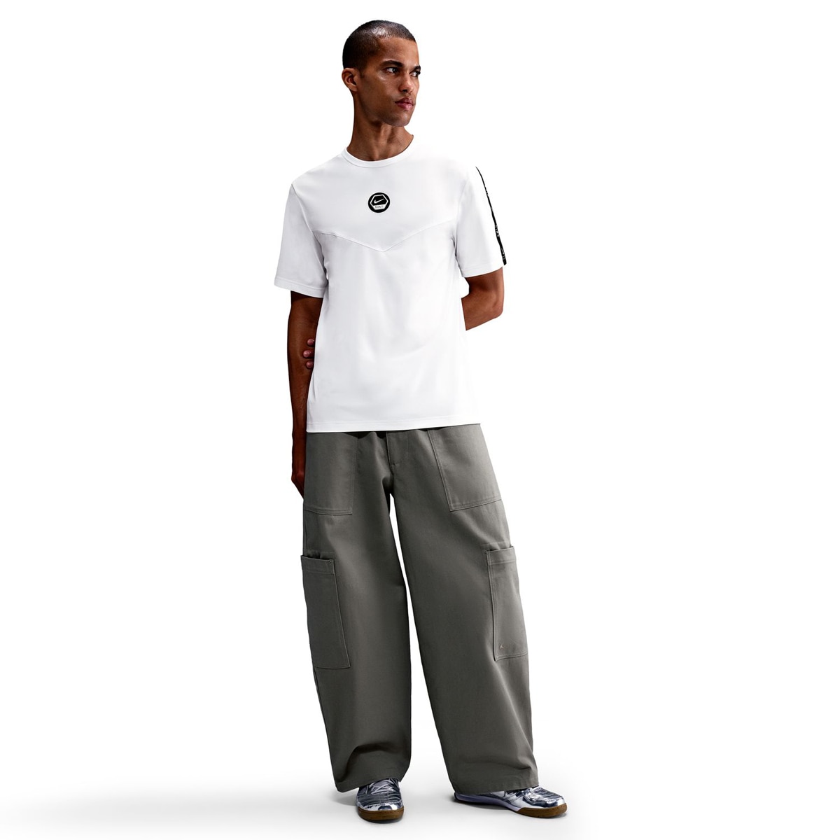 T-shirt de Homem Sportswear Cs Dri-FIT Tee Branco-5