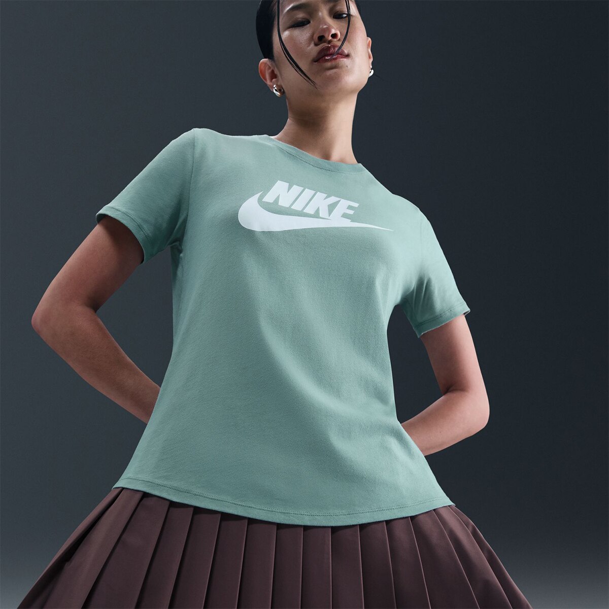 T-shirt Sportswear Essentials Azul-4