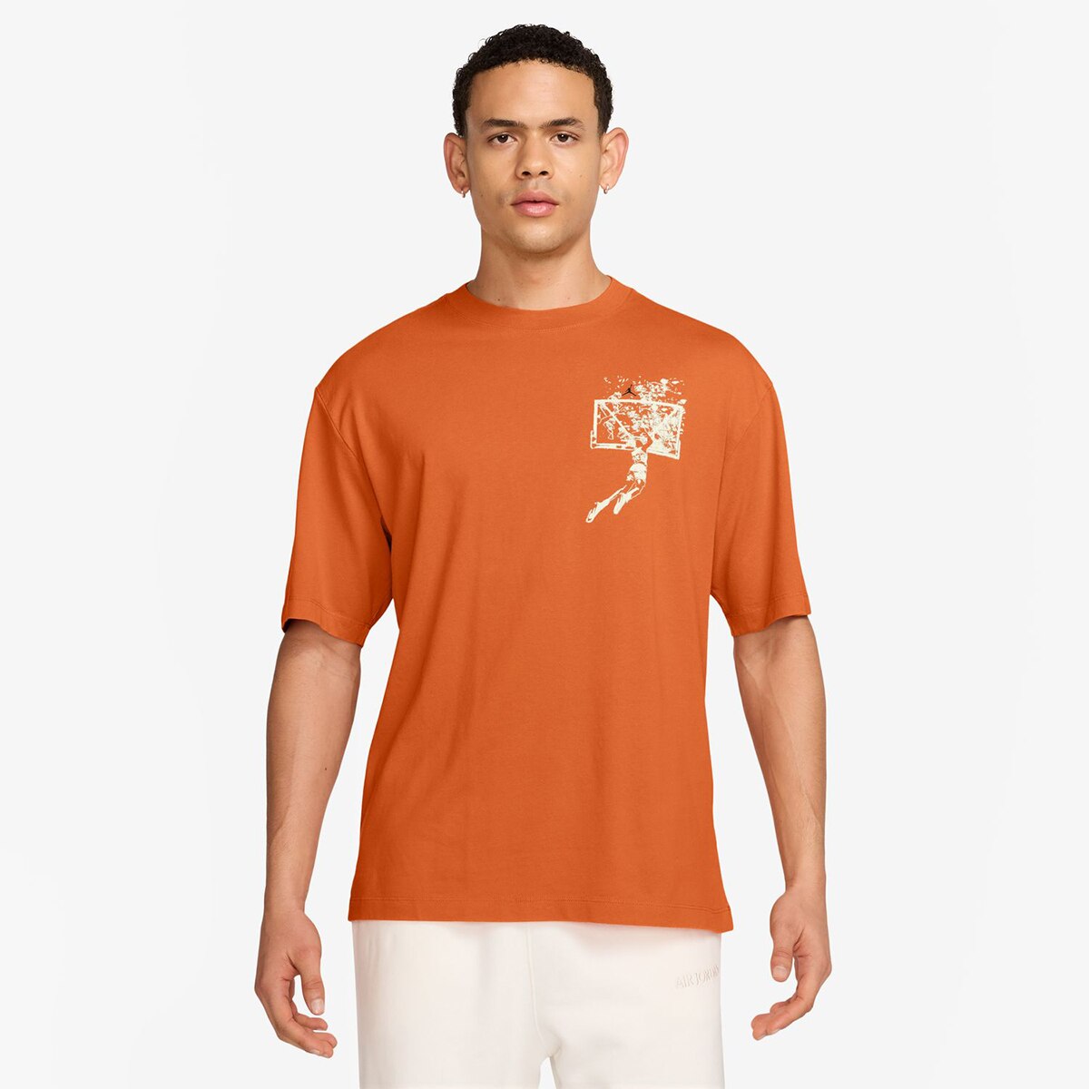T-shirt de Homem Brooklyn Laranja-1