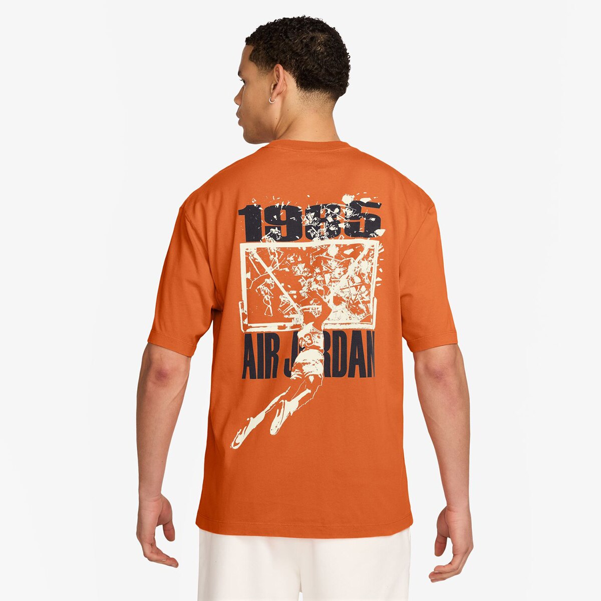 T-shirt de Homem Brooklyn Laranja-2