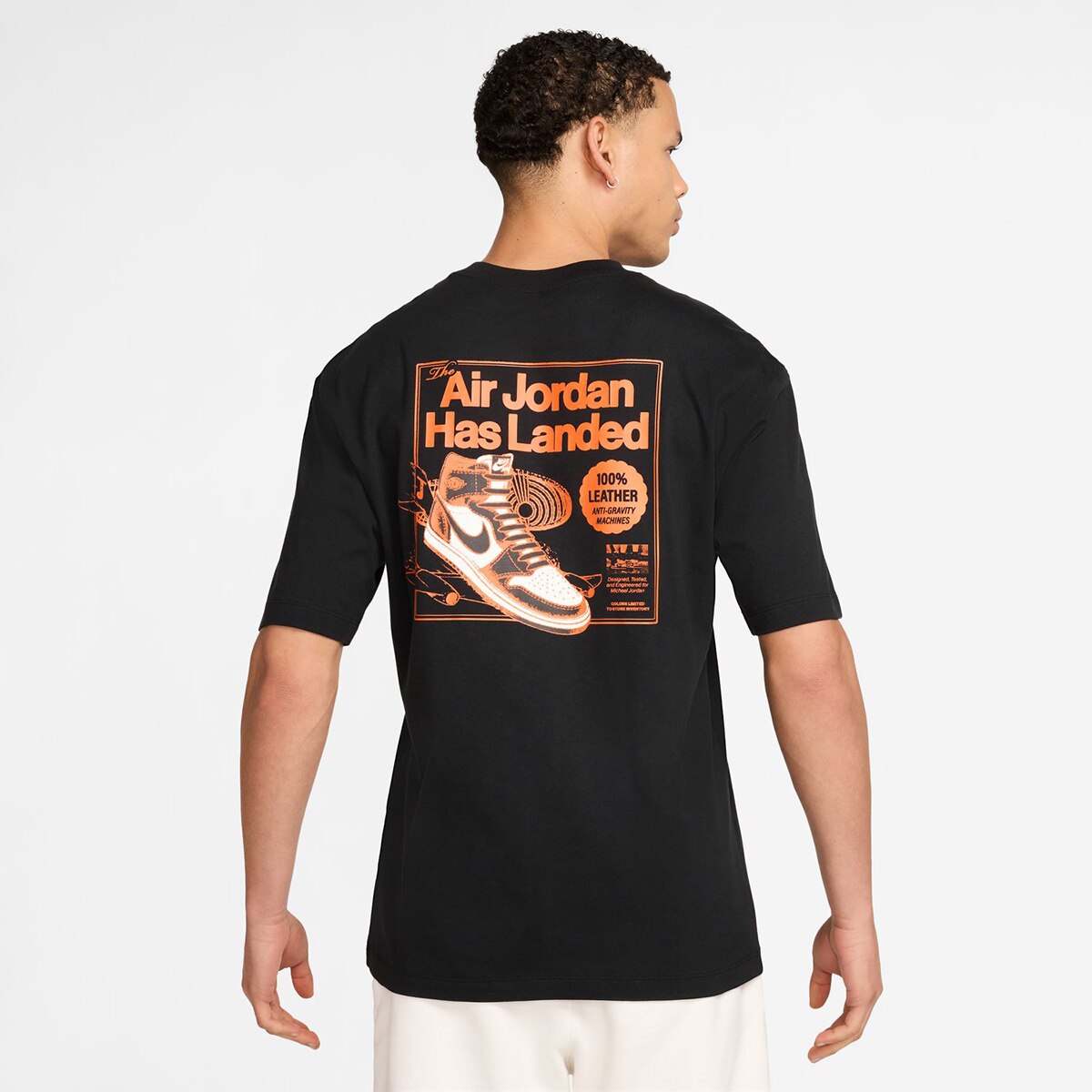 T-shirt de Homem AJ1 Preto-2