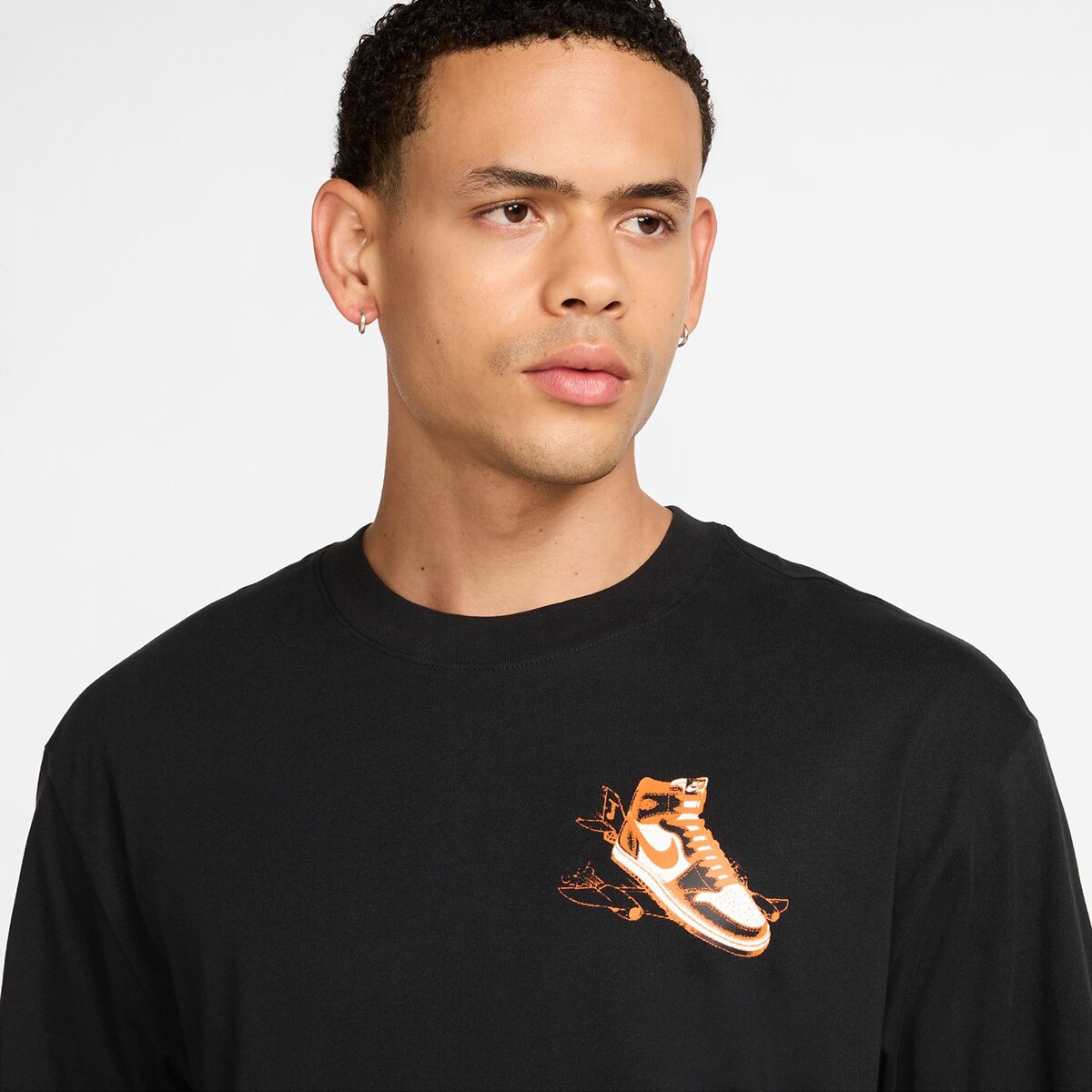T-shirt de Homem AJ1 Preto-3