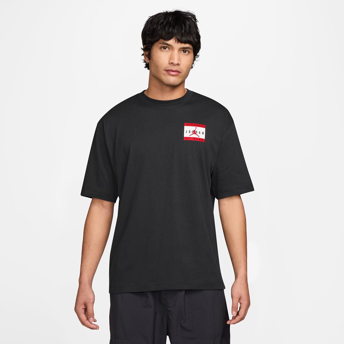 T-shirt de Homem Brand Preto-1