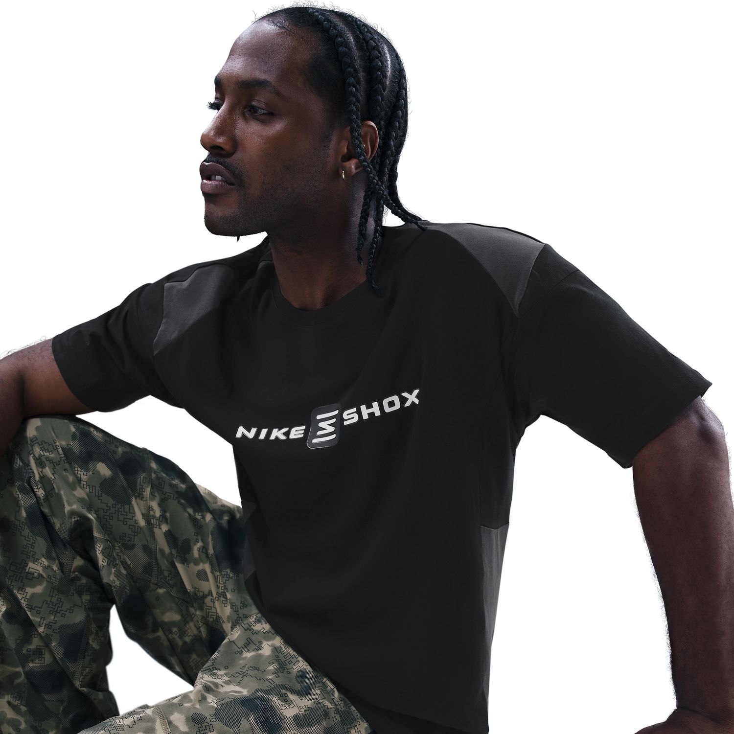 T-shirt de Homem Sportswear Shox Preto-5