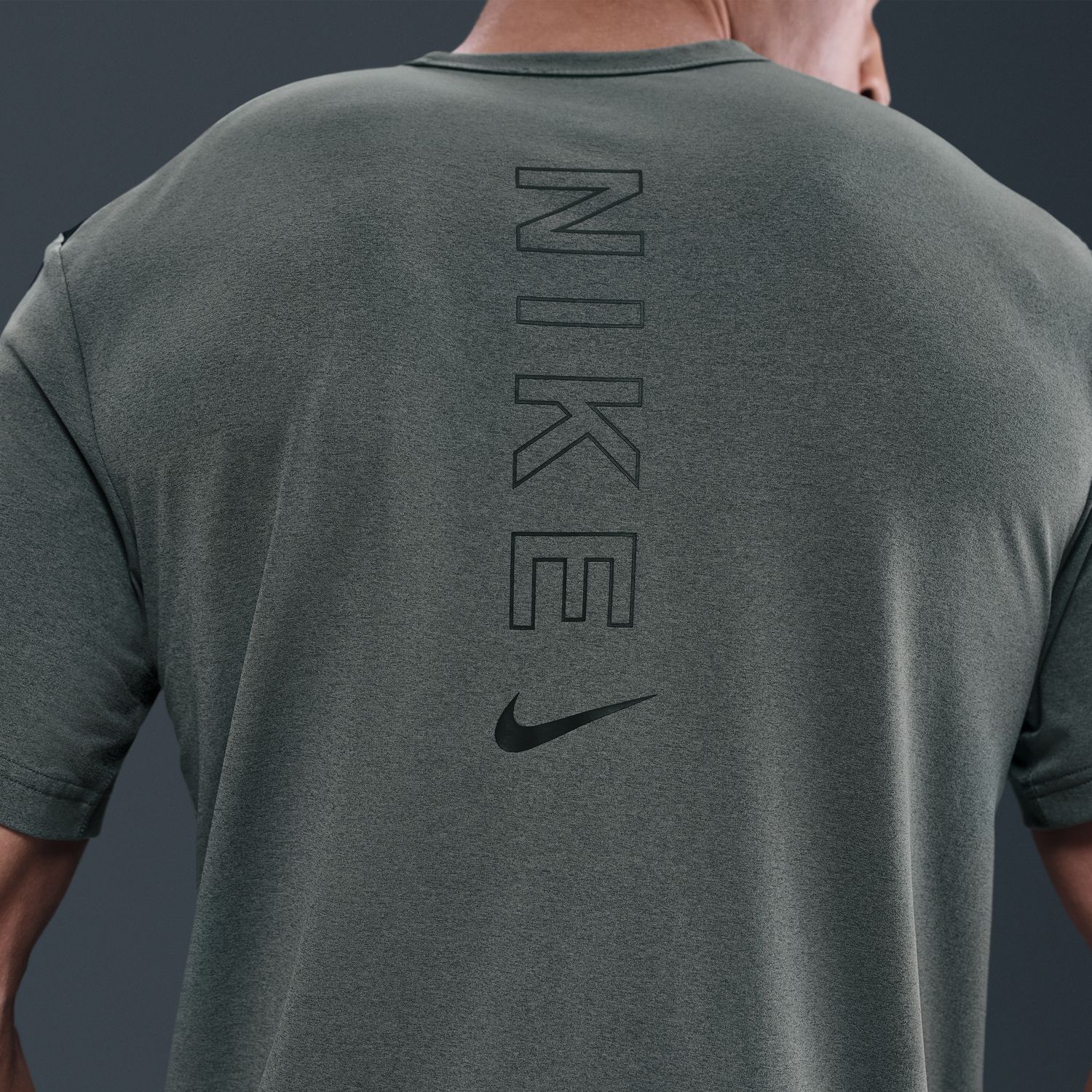 T-Shirt de Criança Sportswear Nike Cinzento-3