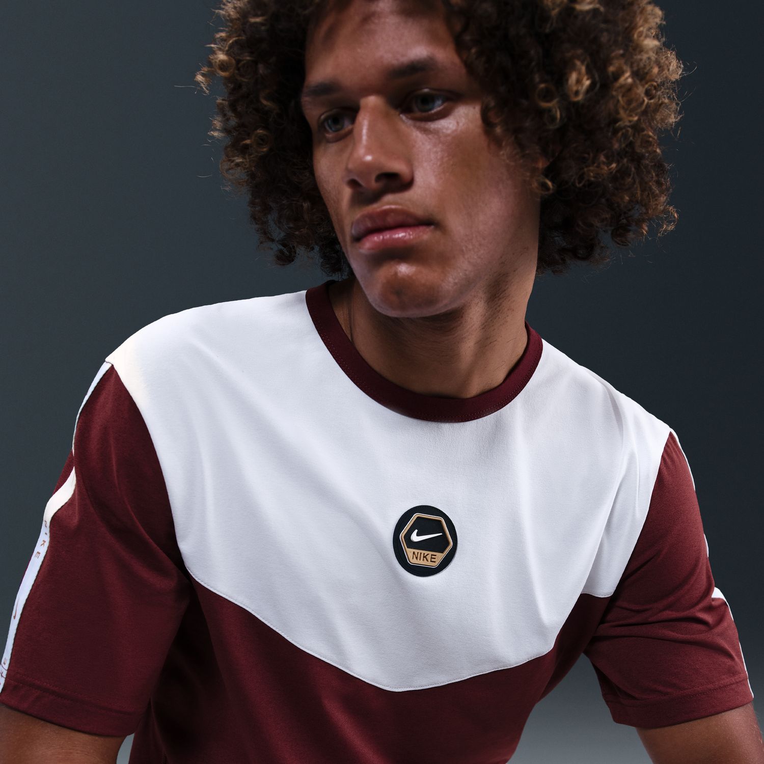 T-Shirt de Criança Sportswear Nike Bordeaux-2