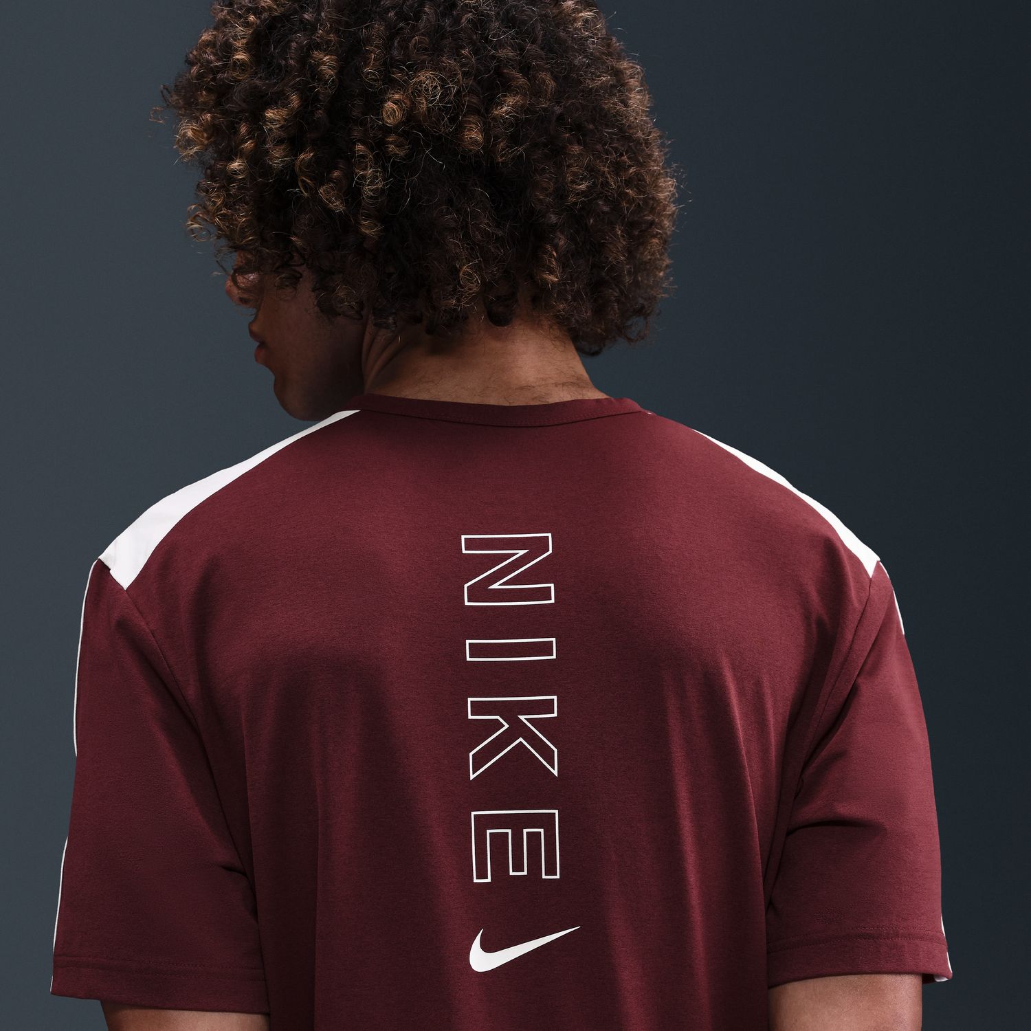 T-Shirt de Criança Sportswear Nike Bordeaux-3