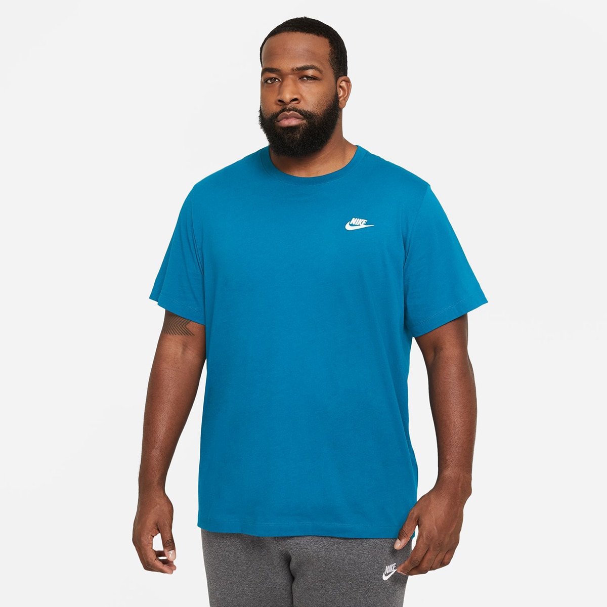 T-shirt de homem Sportswear Club Nike Verde-4