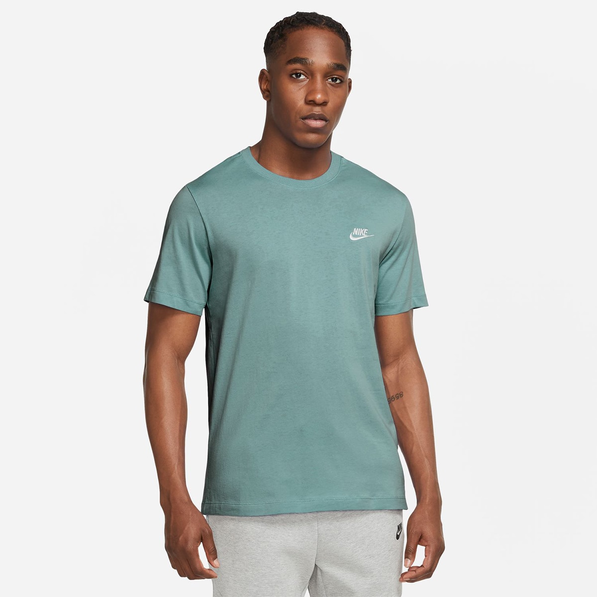 T-shirt de homem Sportswear Club Nike Verde-1
