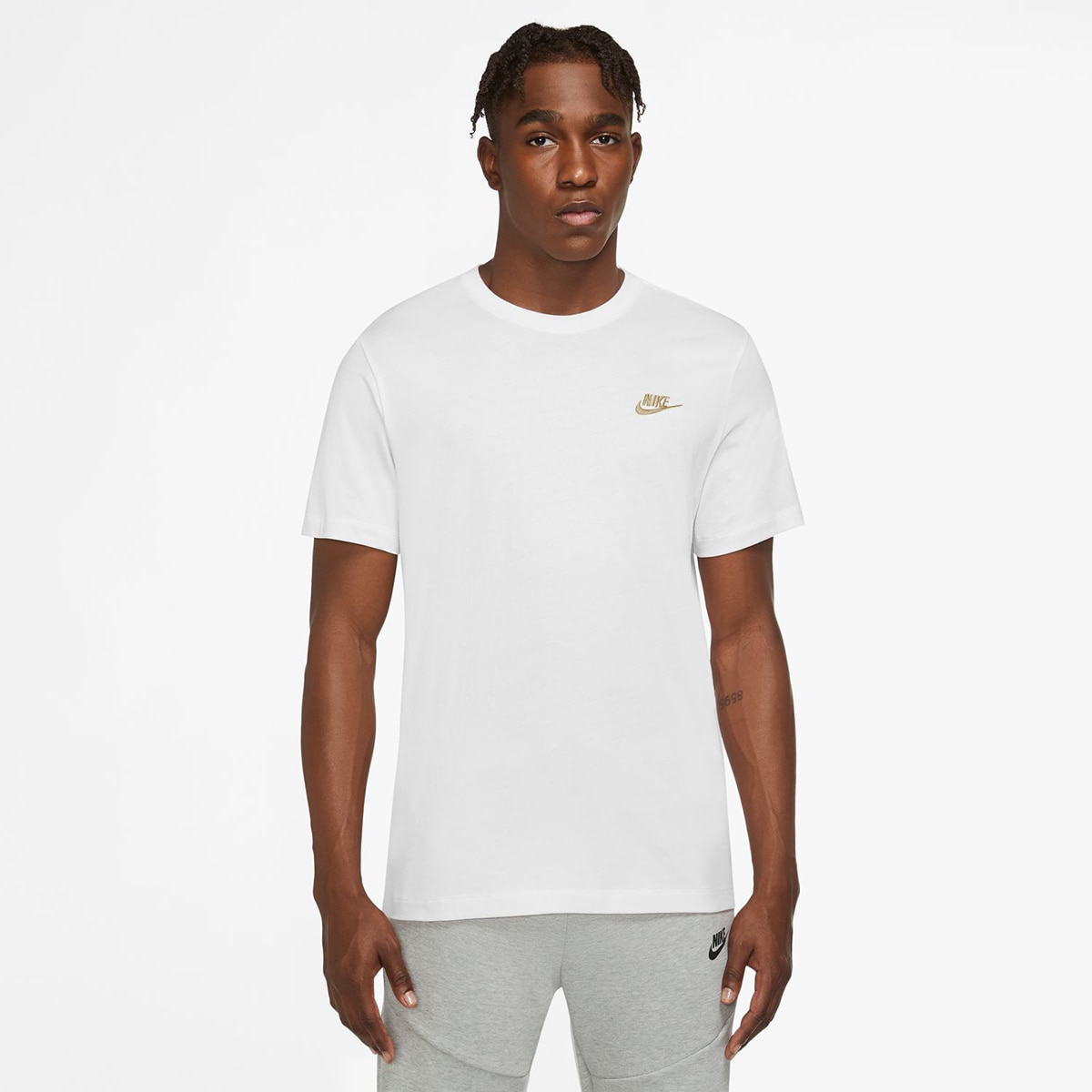 T-shirt de homem Sportswear Club Nike Branco-1