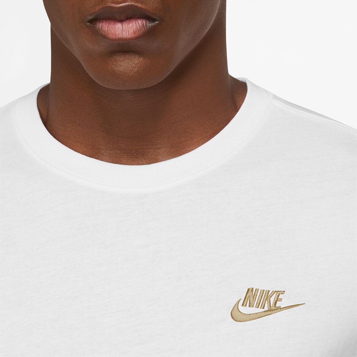 T-shirt de homem Sportswear Club Nike Branco-3