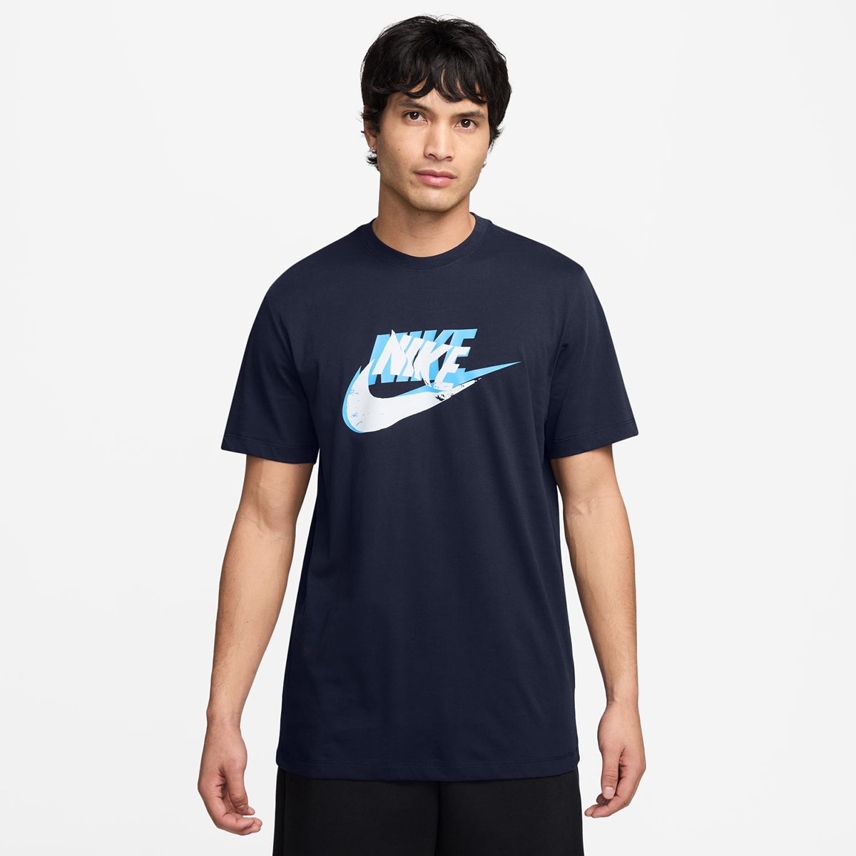 T-Shirt de Criança Sportswear Nike Azul-escuro-1