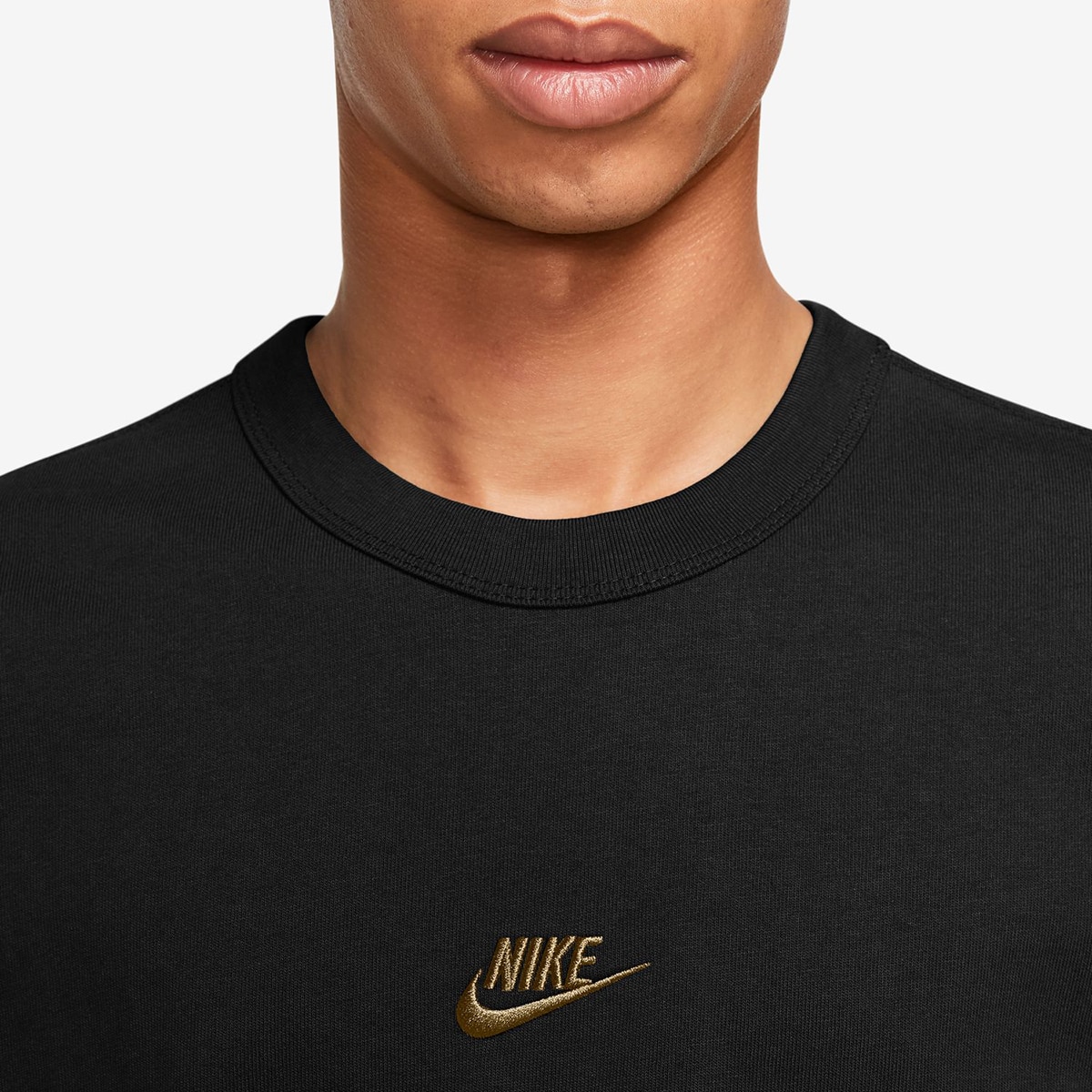 T-Shirt de Homem Sportswear Premium Essentials Preto-3