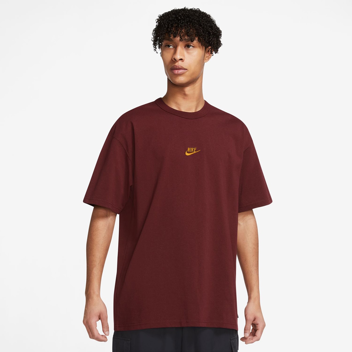 T-Shirt de Homem Sportswear Premium Essentials Bordeaux-1