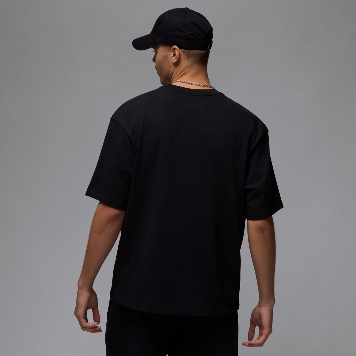 T-shirt de Homem FLT Ess Ovsz SS Crew Preto-2