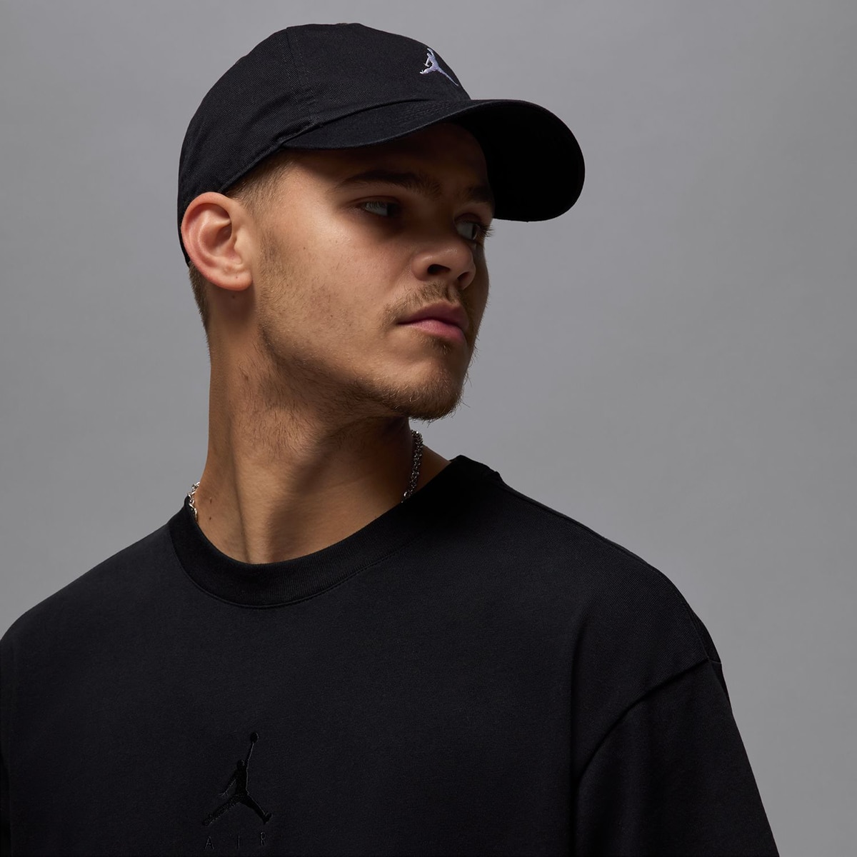 T-shirt de Homem FLT Ess Ovsz SS Crew Preto-3