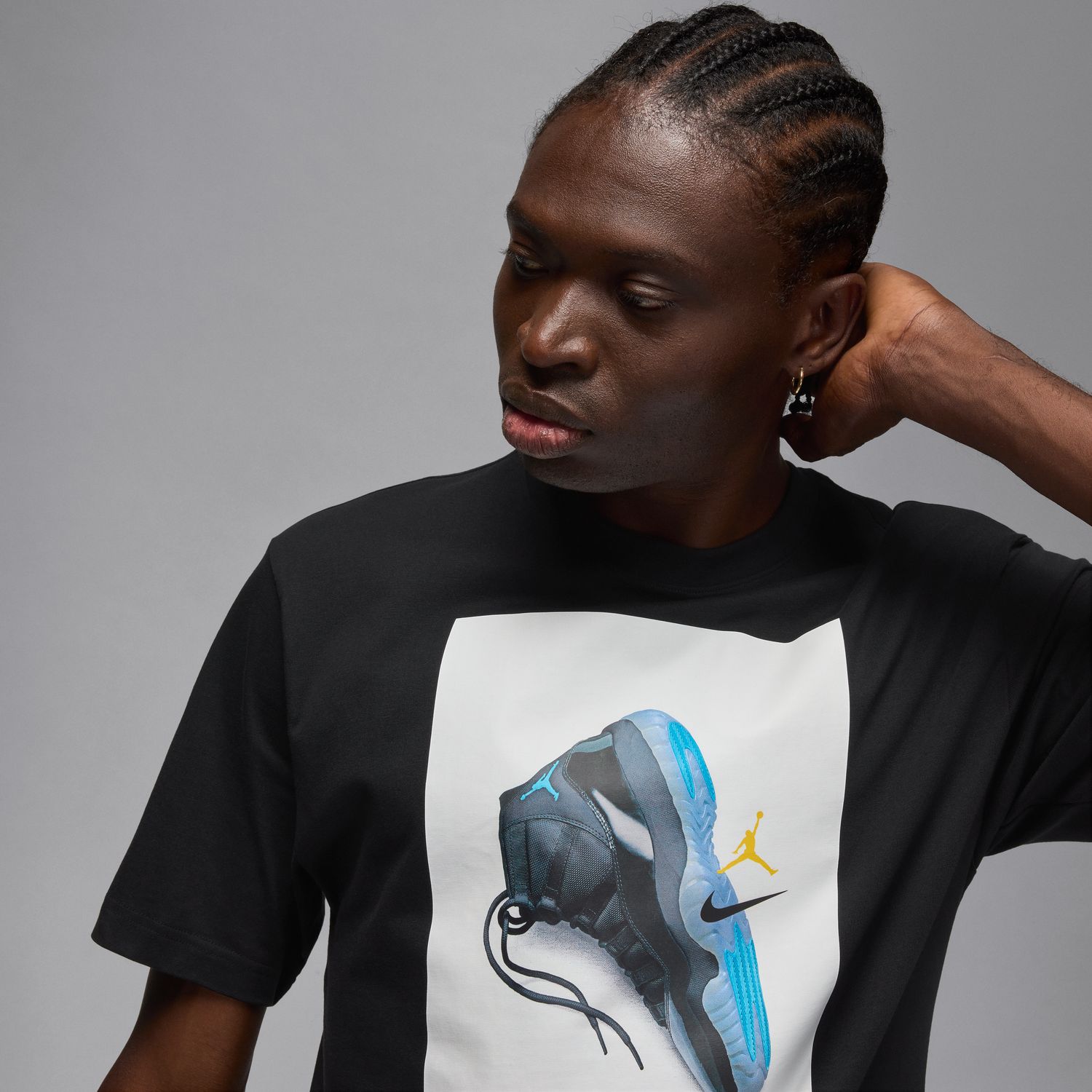 T-shirt de Homem Brooklyn Preto-3