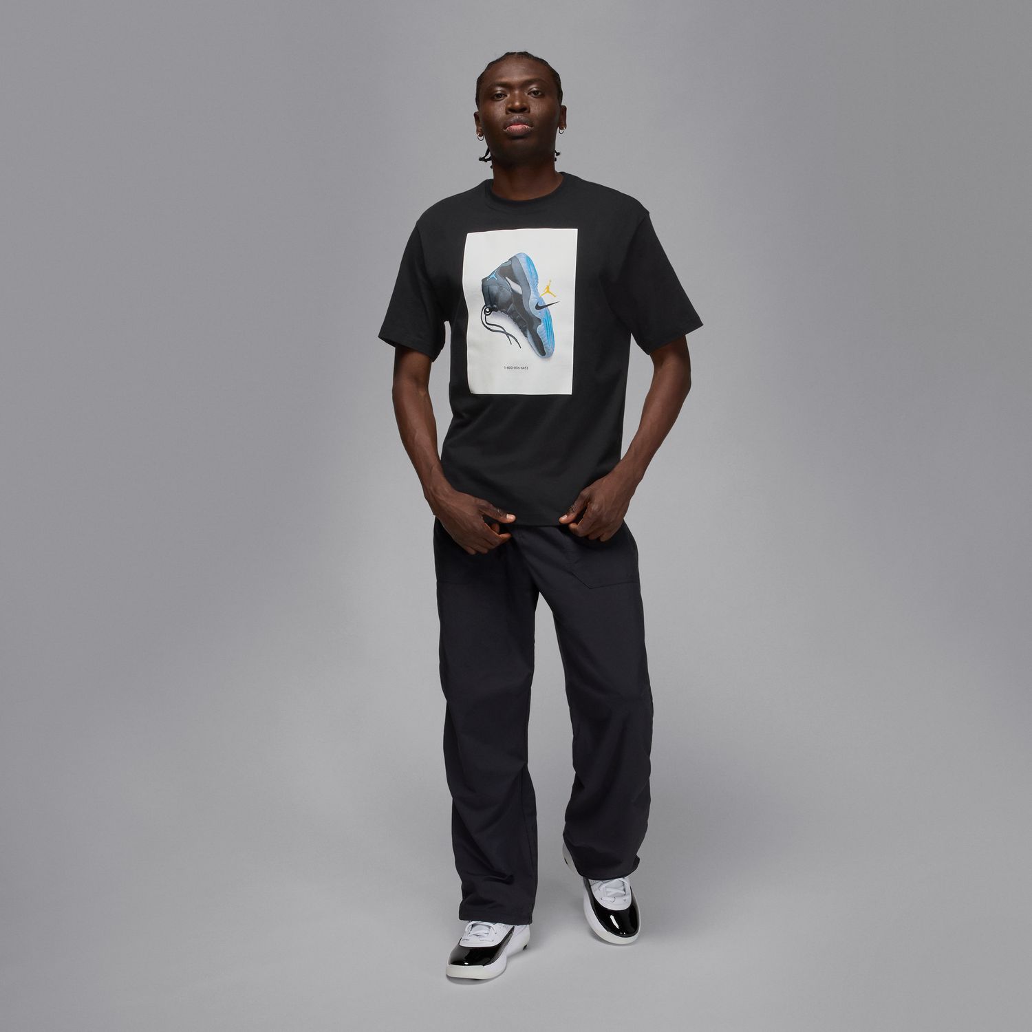 T-shirt de Homem Brooklyn Preto-5