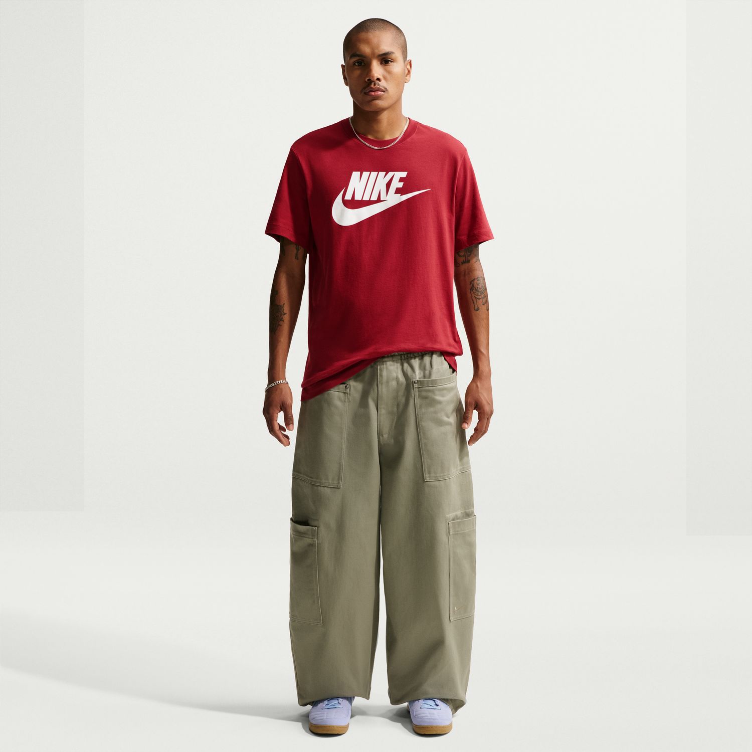 T-Shirt de Criança Sportswear Nike Vermelho-3