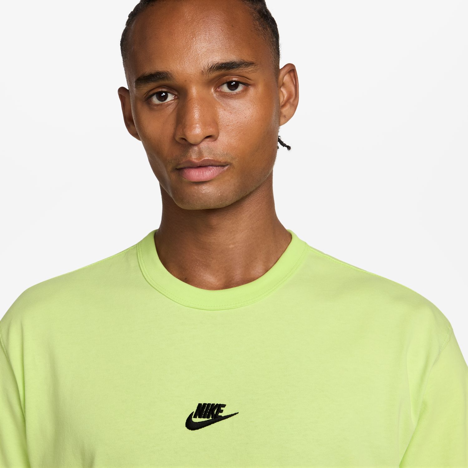 T-Shirt de Homem Sportswear Premium Essentials Amarelo-3